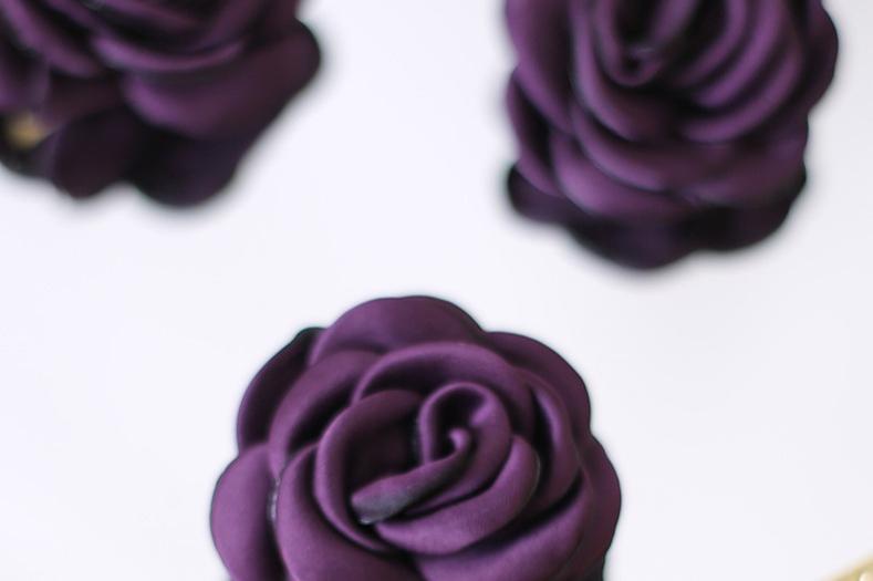 Xiaogui - Retro Lolita Brooch Rose Hairpins - Flower Headdress Headwear
