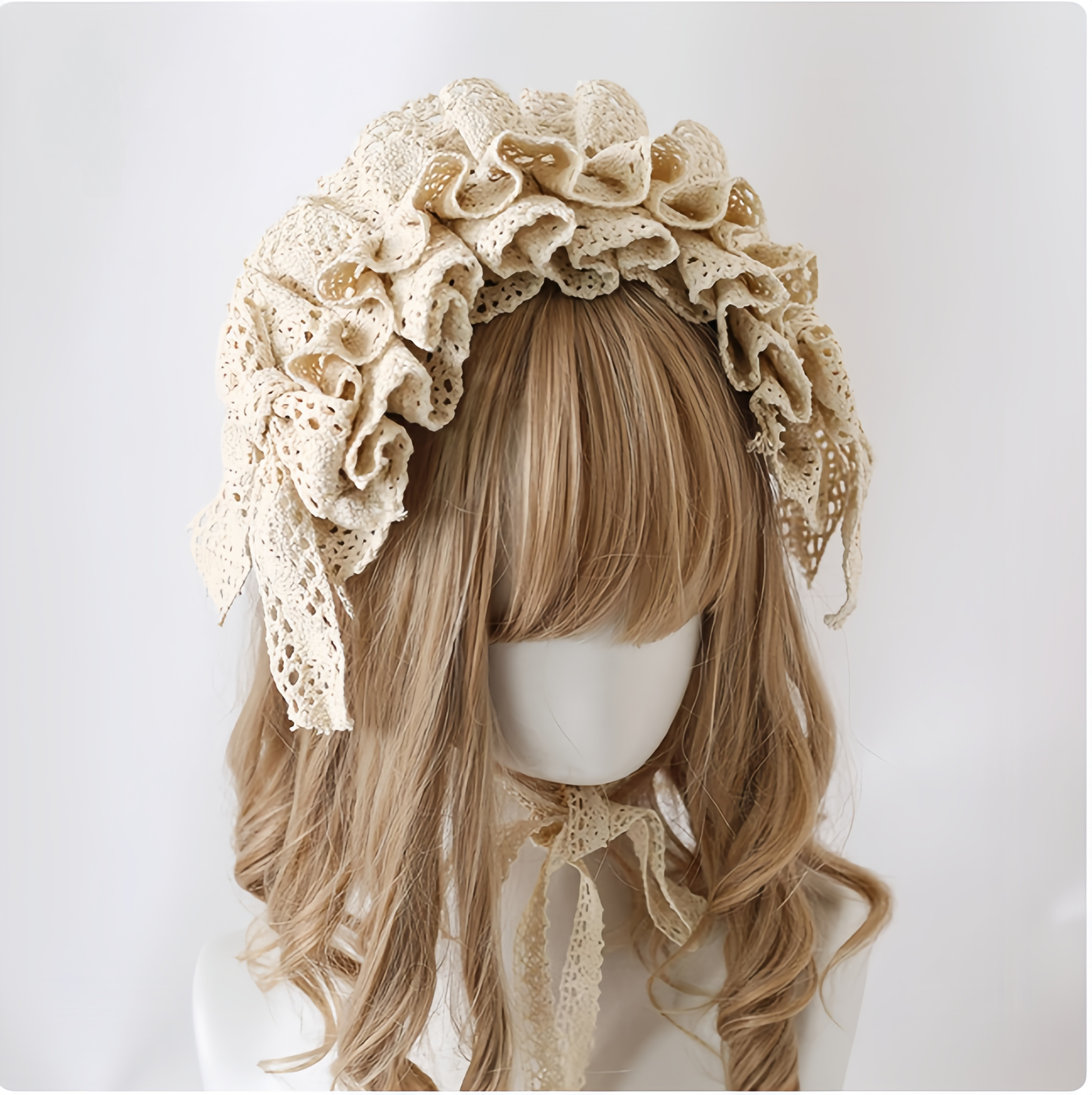 Xiaogui - Sweet Lolita Lace Headdress - Headwear