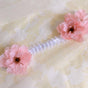 Serre-tête rose et blanc