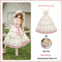 JSK 3-Piece Set (JSK + flat hat + embroidered waist tie) / S