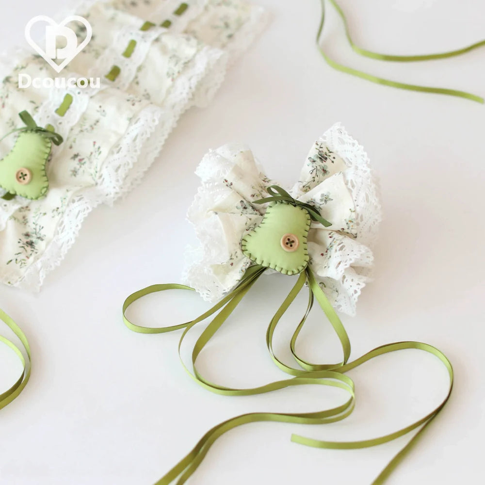 Dcoucou - Herbalist Girl - 70cm Vintage Hime-style Lolita Double Ponyt