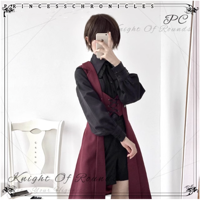 Princess Chronicles - The Night Prelude - Medieval Ouji Lolita Long Vest