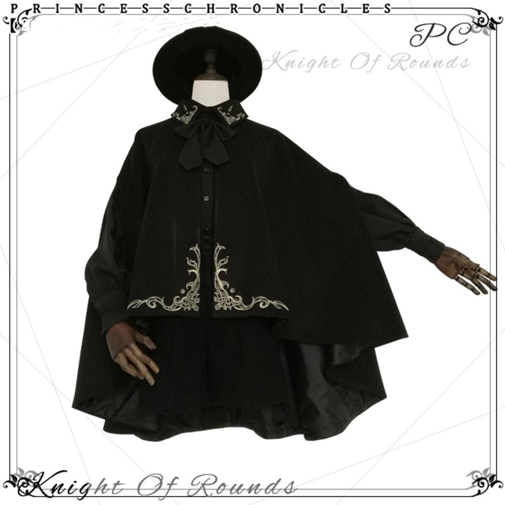 Princess Chronicles - Medieval Ouji Lolita Embroidered - Cape Outerwear
