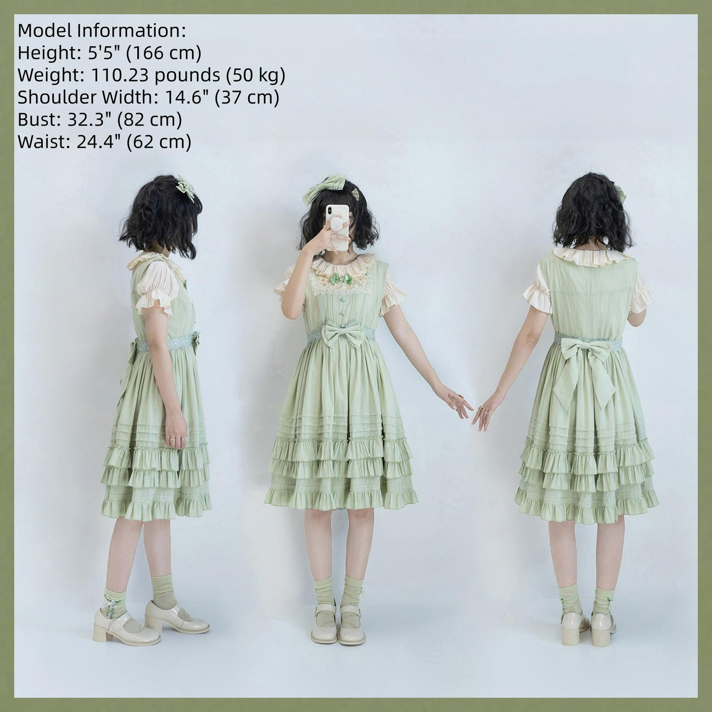 Strawberry Witch - Nelly Girl - Cotton Summer Lolita JSK Dress with Embroidery