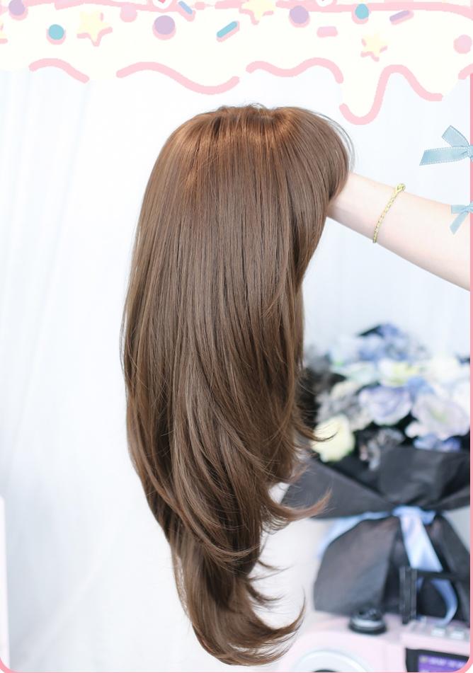 Dalao Home - Daily Lolita Solid Wig - Layered Haircut Wig