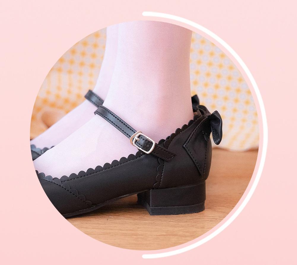 Sosic - Round Toe Lolita Shoes Sweet Bow - Design Size 33-41 Shoes