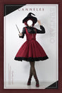 S / burgundy / long style