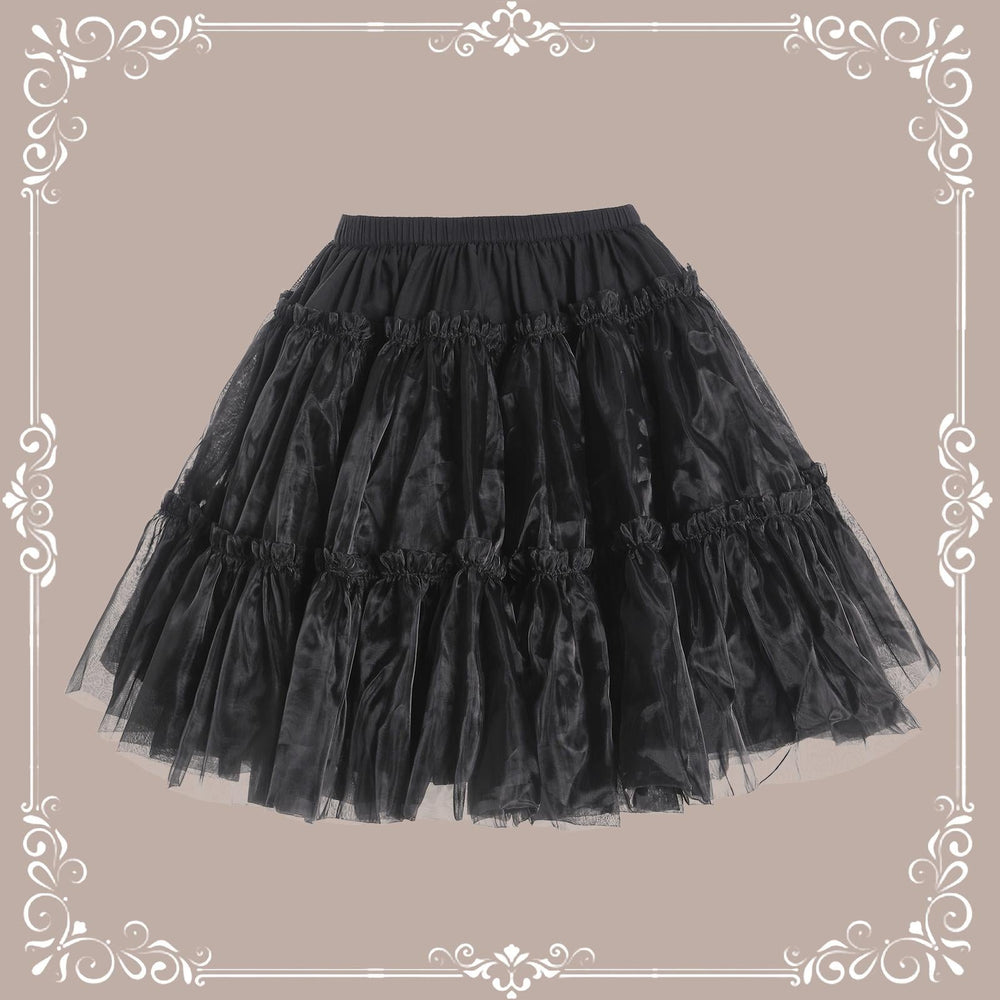 Aurora&Ariel 45 cm plus-size Lolita petticoat with cotton lining