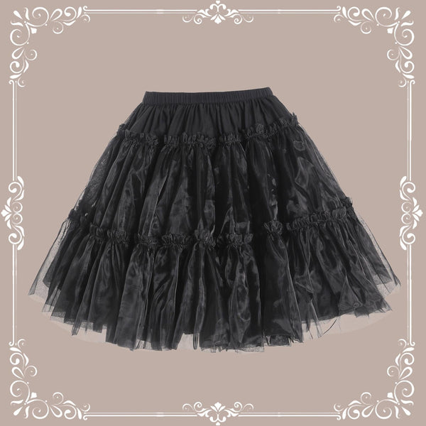 Aurora&Ariel 45 cm plus-size Lolita petticoat with cotton lining
