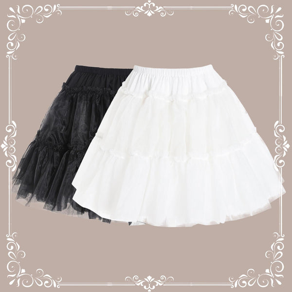 Aurora&Ariel white 18-inch A-line Lolita petticoat