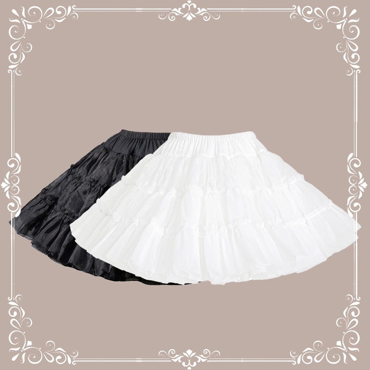Aurora&Ariel - Extreme Puffy - Lolita Petticoat with 18-Inch Sculptural Volume