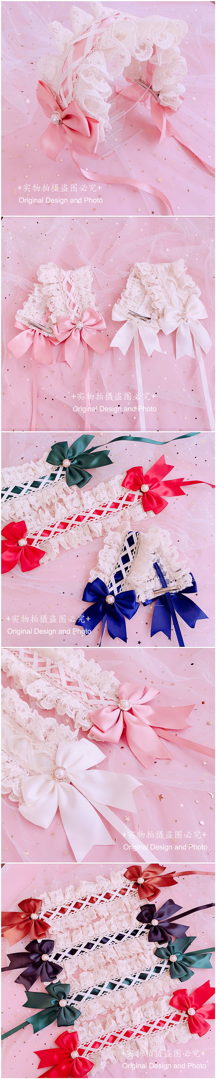 Lolita Hairband Soft Girl Dimensional Girl Lolita Hair Accessories Cute Versatile Multi-color Headwear - Lolita Fetch