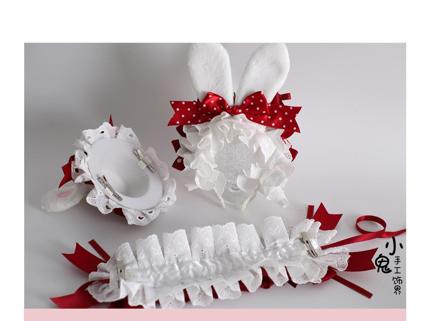 Xiaogui - Sweet Lolita Headdress - Shapeable Bunny Ear Headwear