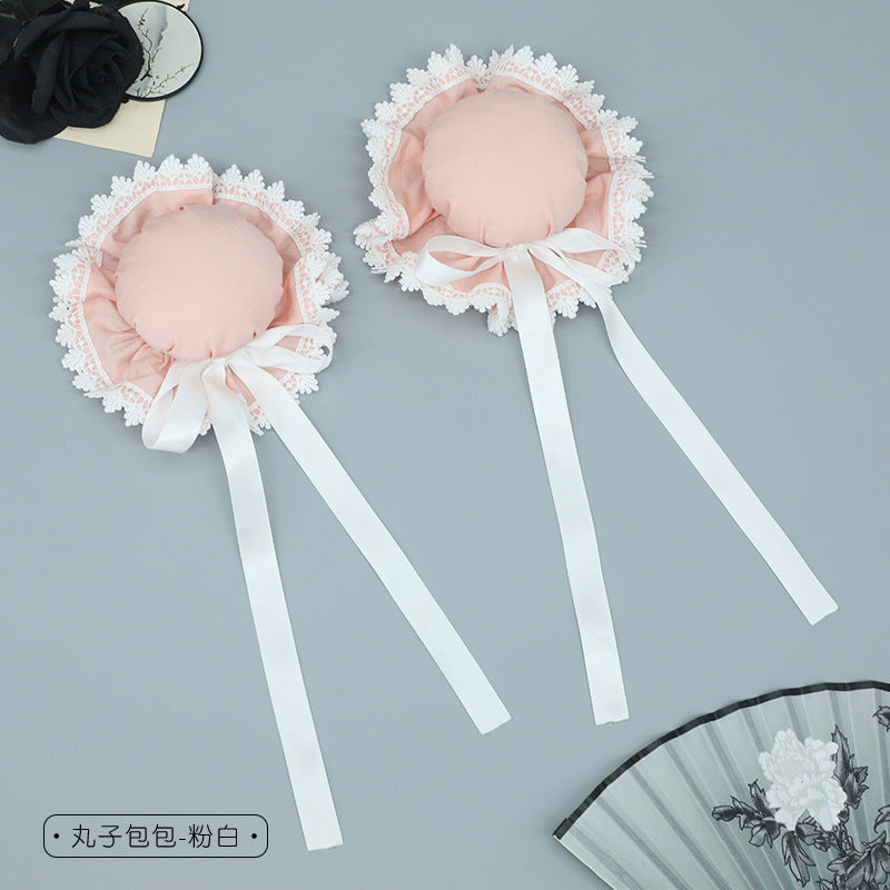 Chinese Style Hair Bun Hair Accessories Cosplay Chinese Style Bun Hair Clip Hair Ornament Chinese Style Accessories Girl Lolita Side Clip - Lolita Fetch