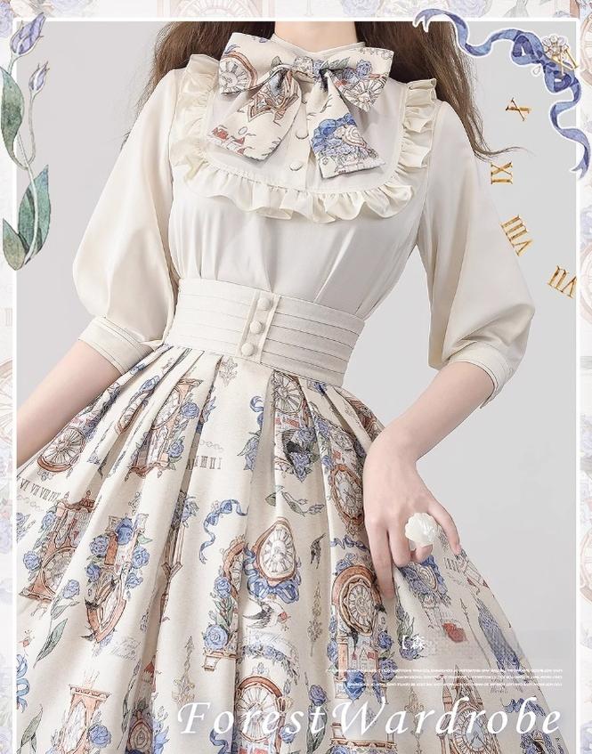 Forest Wardrobe - Eternal Echo - Sweet Lolita Skirt Classic Daily Lolita Blouse