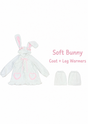 Soft Bunny Long Coat + Leg Warmers - 25168 / One Size