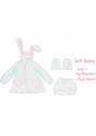 Soft Bunny Long Coat + Shorts + Leg Warmers - 25168 / One Size