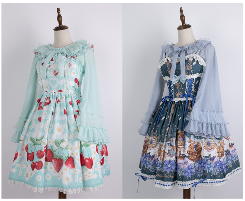 Sakurada Fawn - Plus Size Lolita Blouse Cheese - Chocolate Long Sleeve Innerwear
