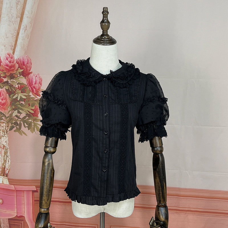 Di Meng Fen Shi Lollipop blouse - Black