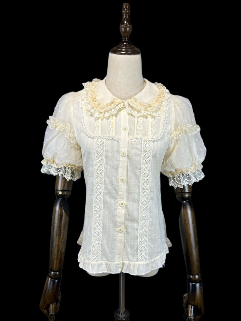 Di Meng Fen Shi Lollipop blouse - Pale Apricot