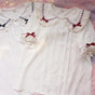 Blouse with Red Ribbon Bows / S