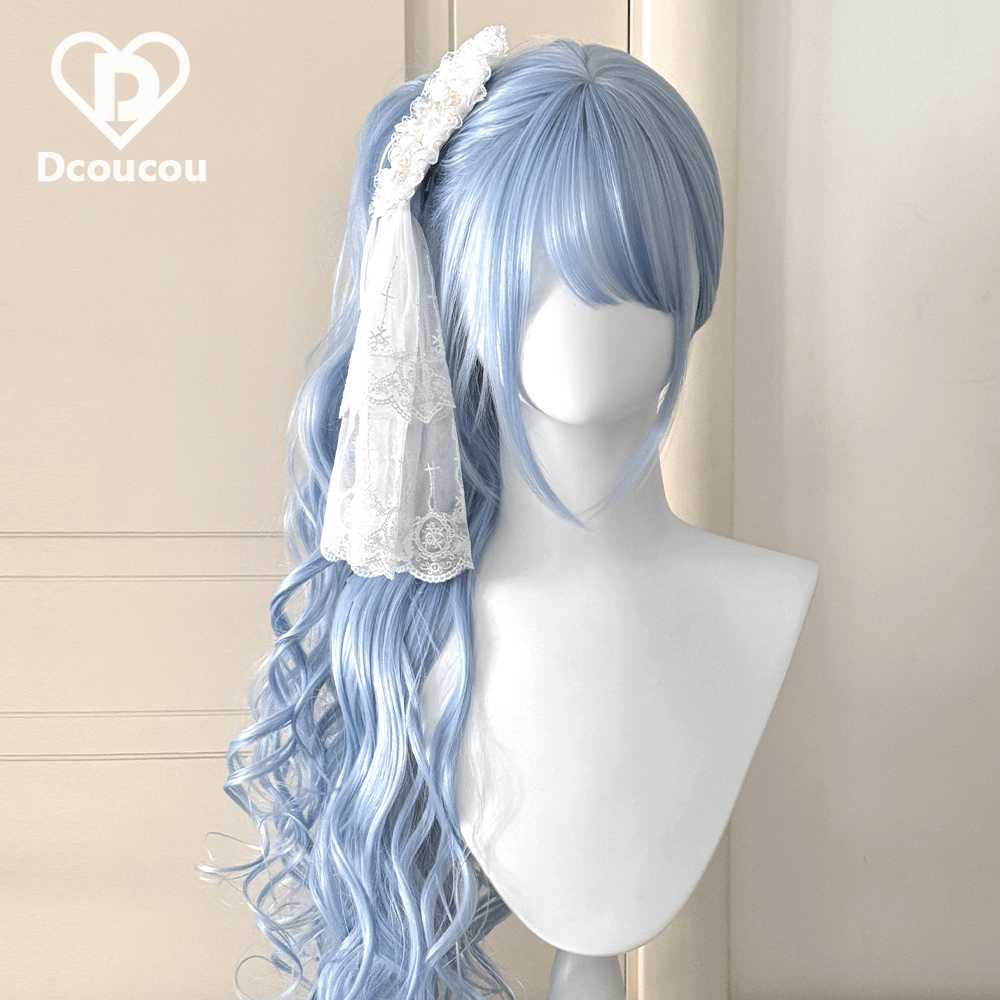 Dcoucou - Herbalist Girl - 70cm Vintage Hime-style Lolita Double Ponytails Wig