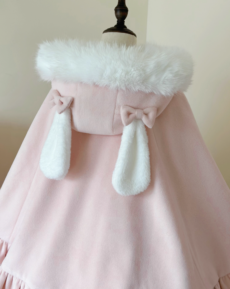 Miky Way Winter Rabbit Ear Cape