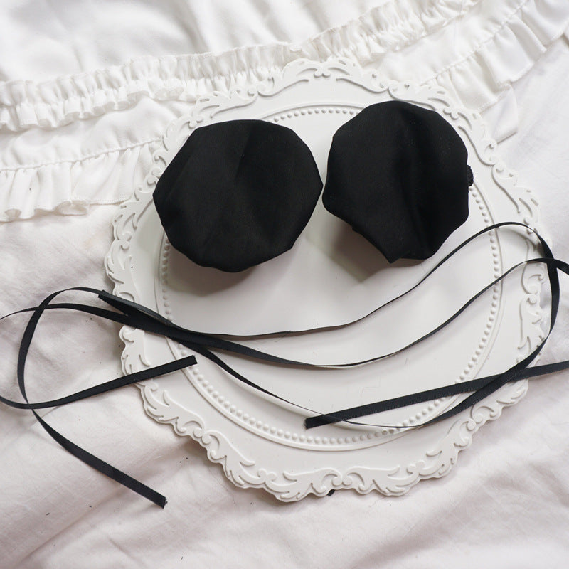 Handmade Chinese Style Hair Accessories Chun Li Kung Fu Bun Hair Clip National Style Hairpin Spicy Girl Hair Ornament Pom Pom Headband Lolita