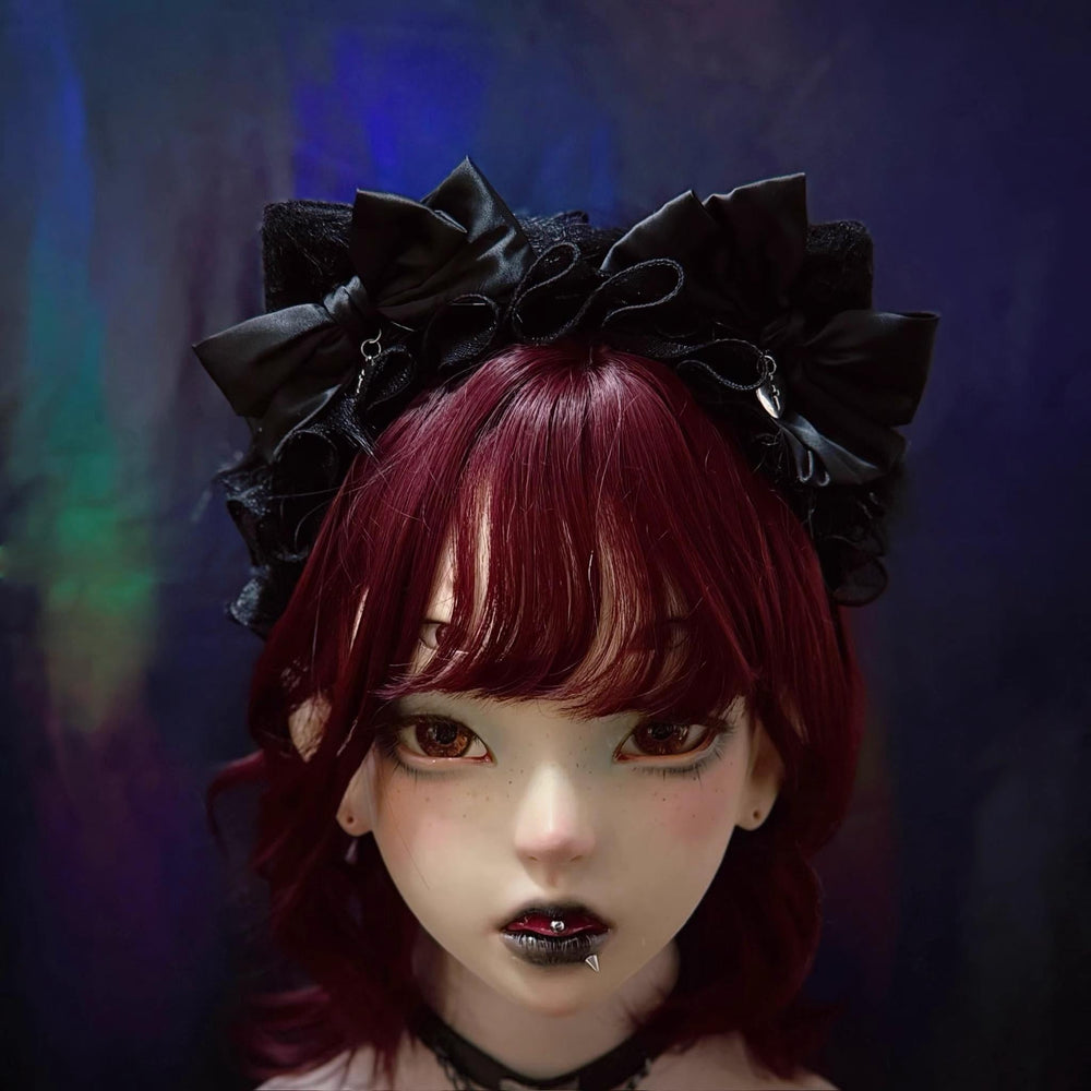 Strange Sugar - Plush Gothic Lolita KC with Cat Ears - Headwear