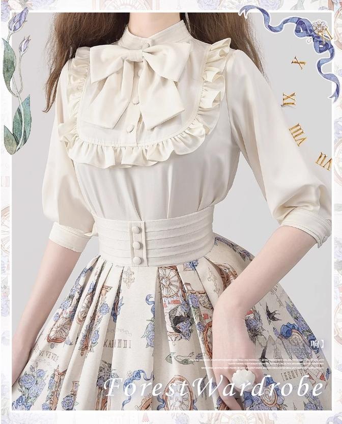Forest Wardrobe - Eternal Echo - Sweet Lolita Skirt Classic Daily Lolita Blouse