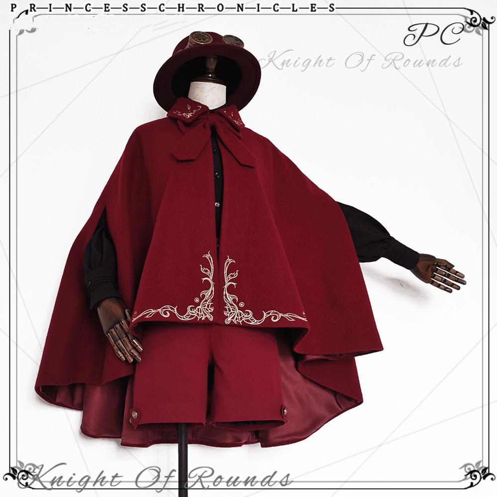 Princess Chronicles - Medieval Ouji Lolita Embroidered - Cape Outerwear