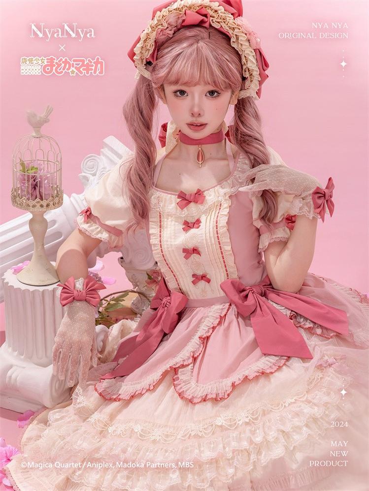 NyaNya - IP Collab Lolita Dress Madoka Kaname Homura Akemi Lolita OP dress