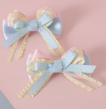 Xiaogui - Sweet Ice Cream - Sweet Lolita Bow Hair Accessories