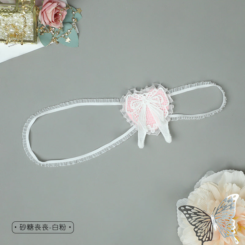 Lolita Gothic Dark Middle School Eye Mask Cosplay Lace Prop Cross Eye Mask Small Accessories - Lolita Fetch