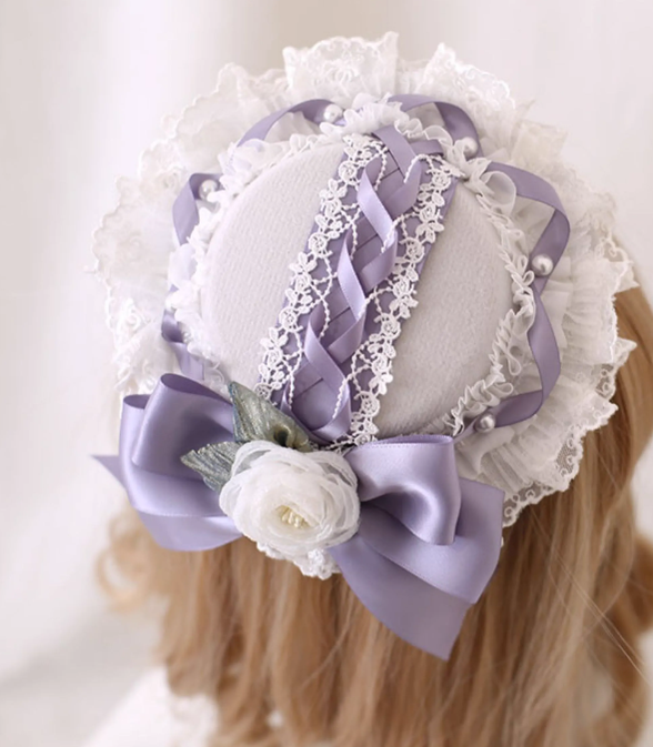 Xiaogui - Elegant Lolita Headdress Bow KC - Cuffs Hairpins Headwear