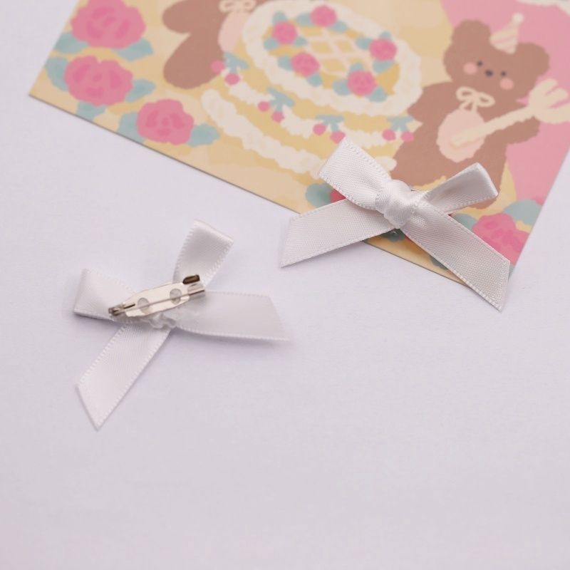 Handmade - Mini Ribbon Bow - Brooch Sets - detail view 6