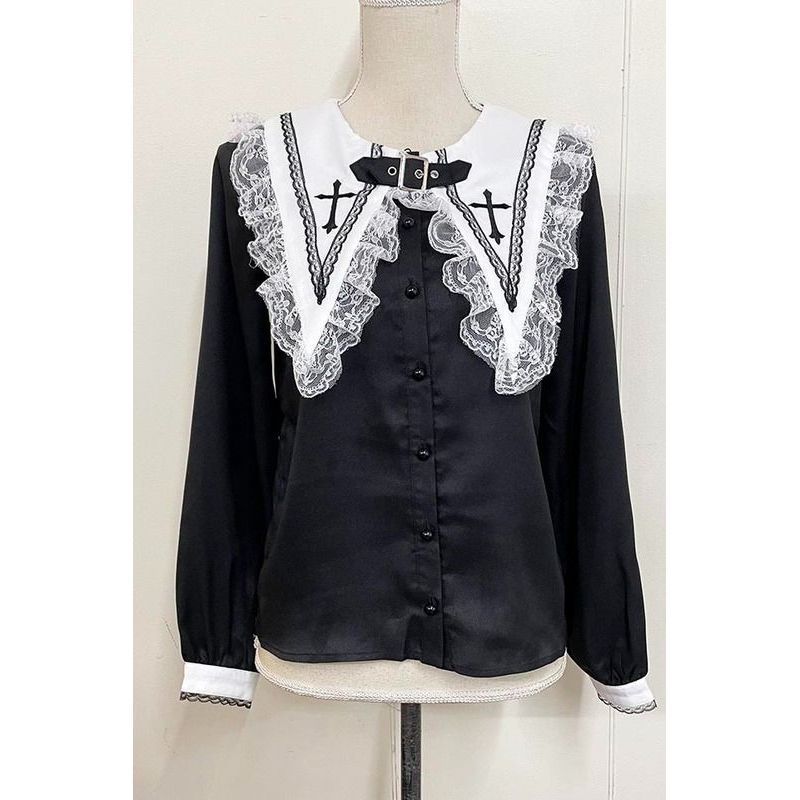 1st Anniversary - Cross Sailor - Gothic Lace Blouse - product image 8