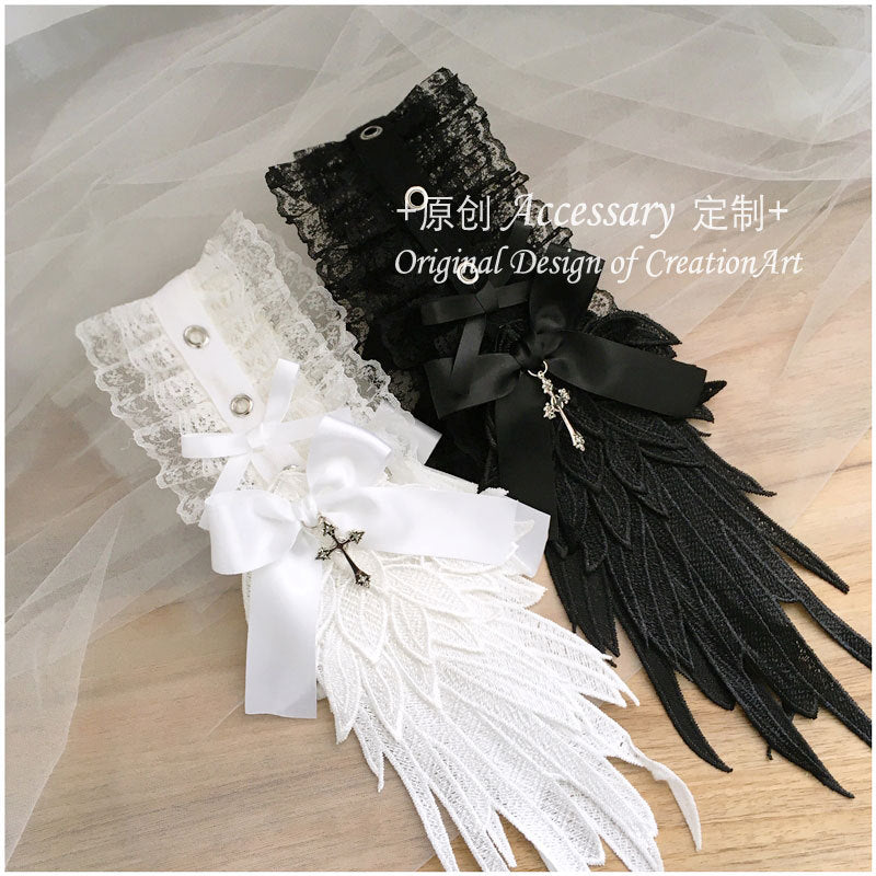 Lolita Gothic Style Dark Angel Wing Headband - Subculture Hot Girl Pun