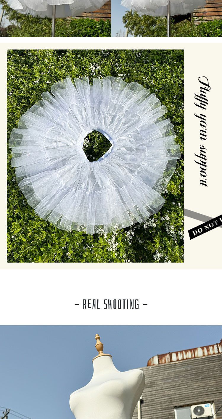 Boneless soft tulle everyday petticoat detail 7
