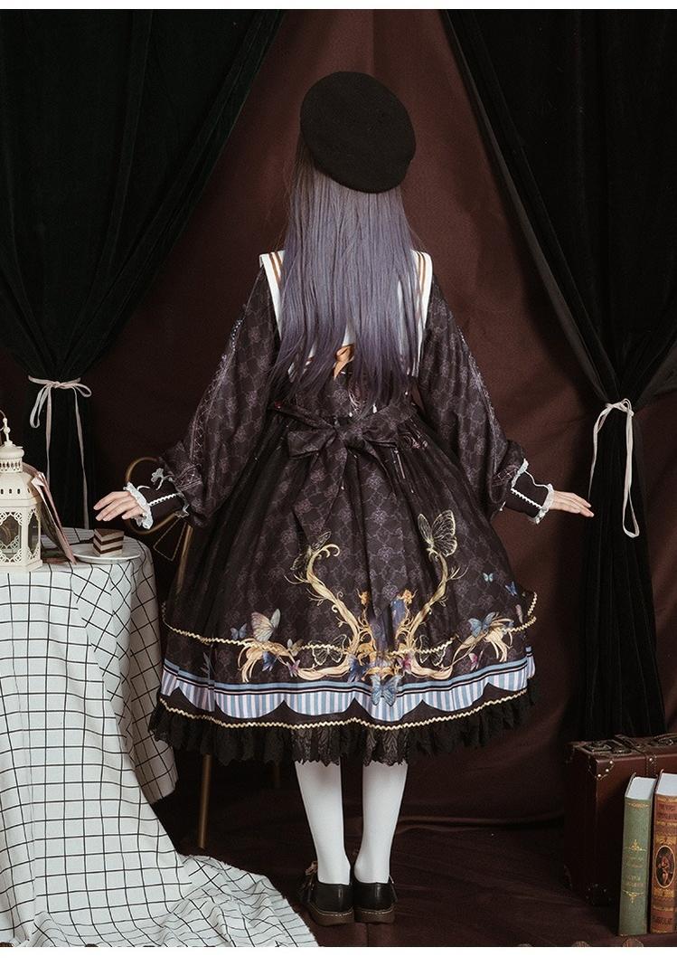 OCELOT - Classic Lolita OP Sailor Collar - Elegant Lolita Dress OP Dress