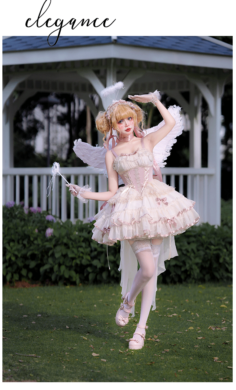ZhiJinYuan - Time Waltz - Sweet Lolita Short Dress Ballet Style JSK