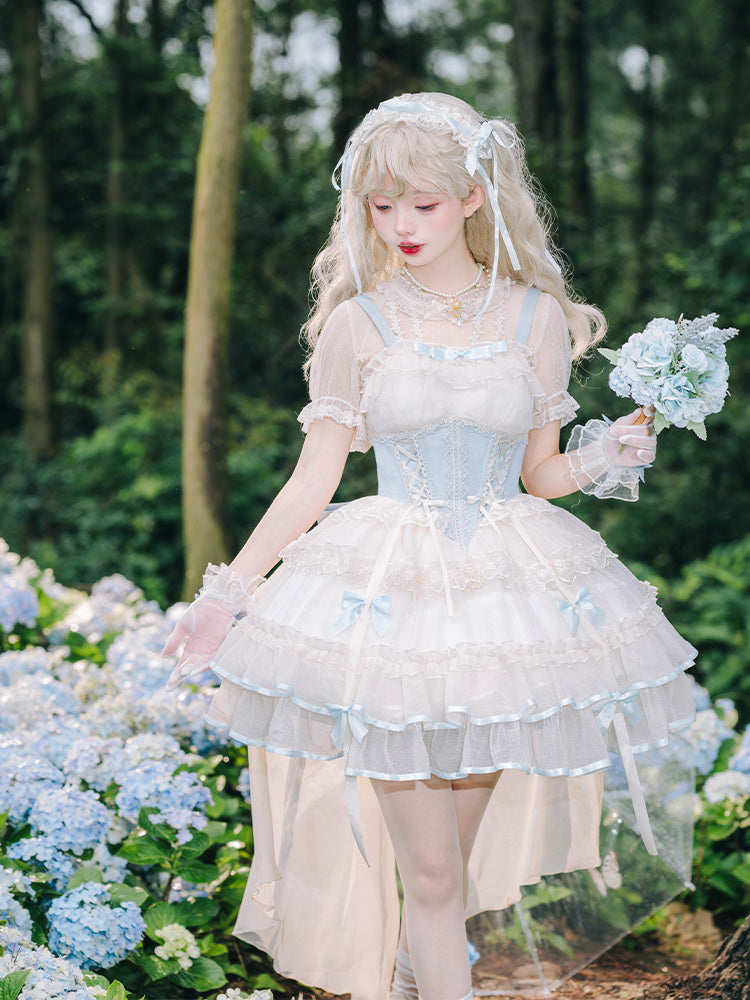 ZhiJinYuan - Time Waltz - Sweet Lolita Short Dress Ballet Style JSK