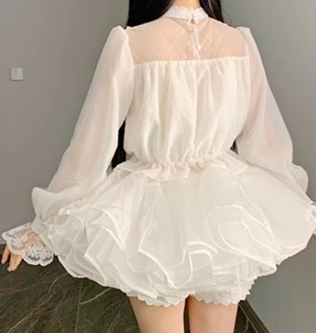 With PUJI - Love Poem - Classic Lolita Shawl 3-Color Versatile Spring Innerwear
