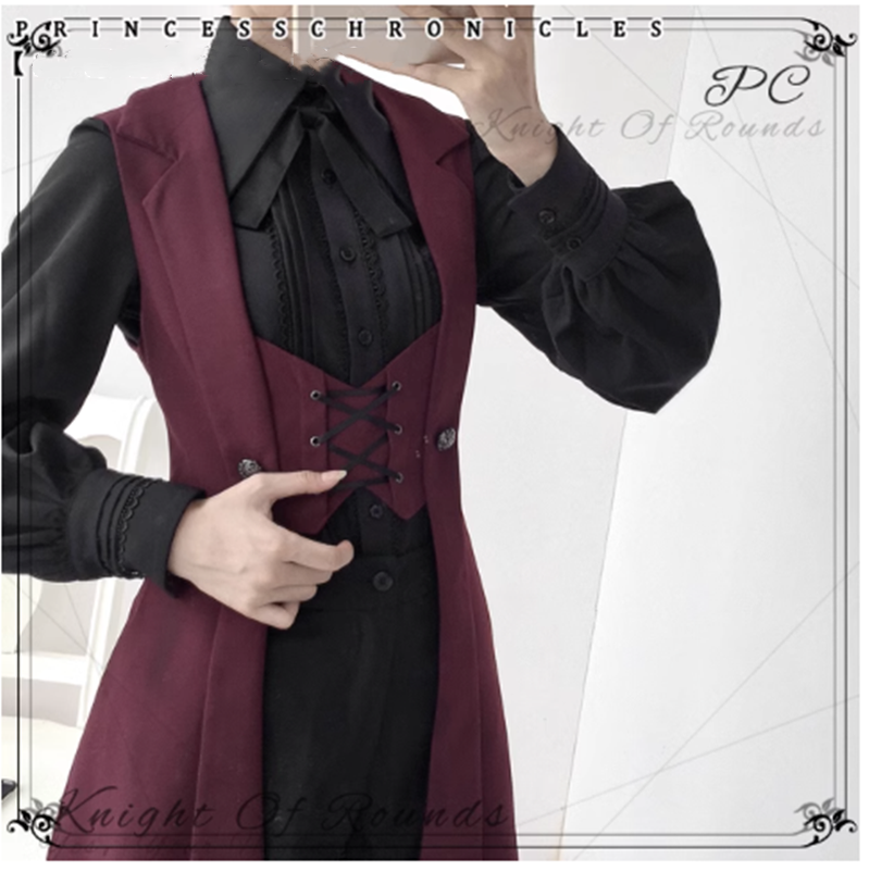Princess Chronicles - The Night Prelude - Medieval Ouji Lolita Long Vest
