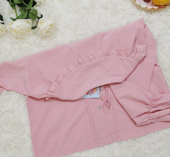 Niu Niu - Plus Size Lolita Blouse Long Sleeve - Shirt Innerwear