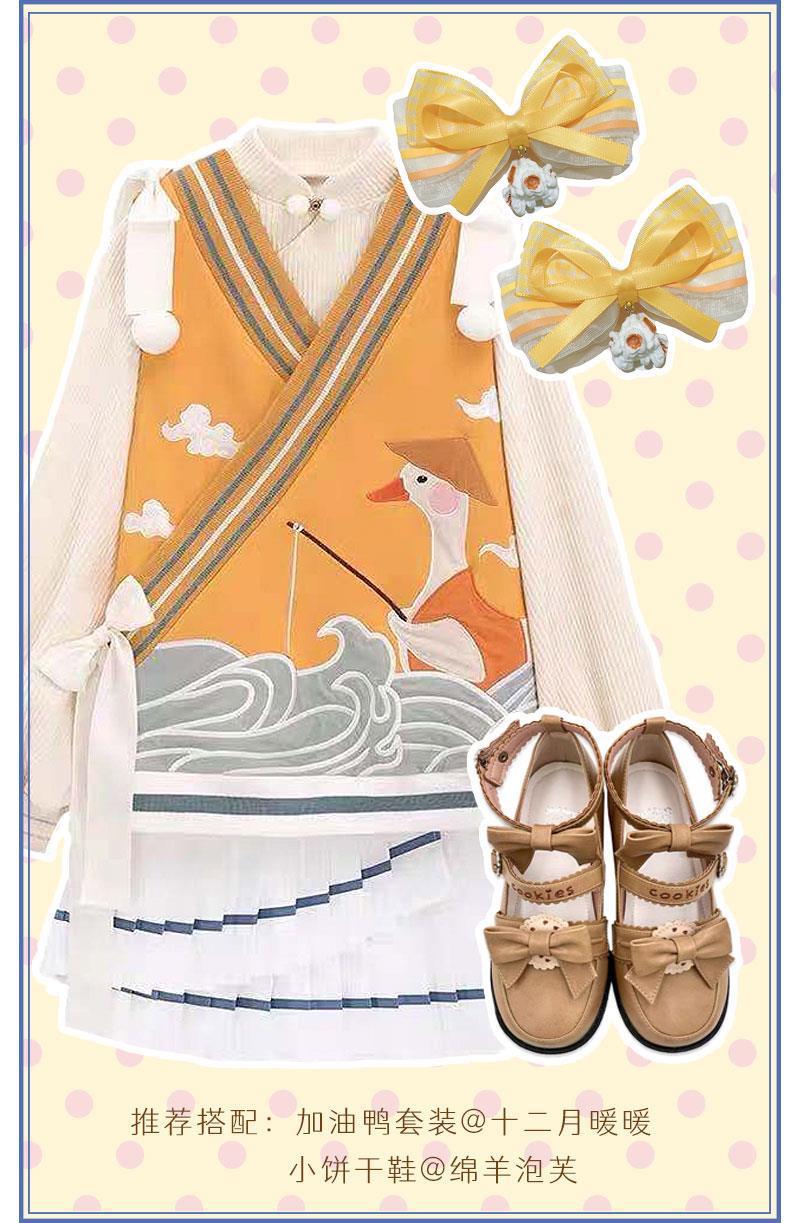 Cute Popcorn Edge Hair Clip Energetic Cute Hair Clip Original Lolita Hair Accessory  Girl Hair Ornament