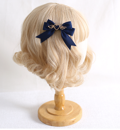 Xiaogui - Handmade Kawaii Bow Clips Brooch - Multicolors Headwear
