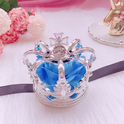 Lolita Crown Hair Accessories Gorgeous Rose Crown Hairband Headdress Golden Crown Hair Clip