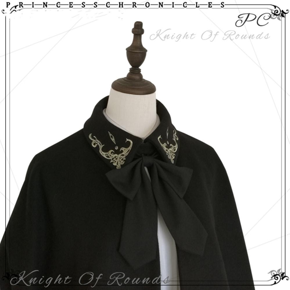 Princess Chronicles - Medieval Ouji Lolita Embroidered - Cape Outerwear