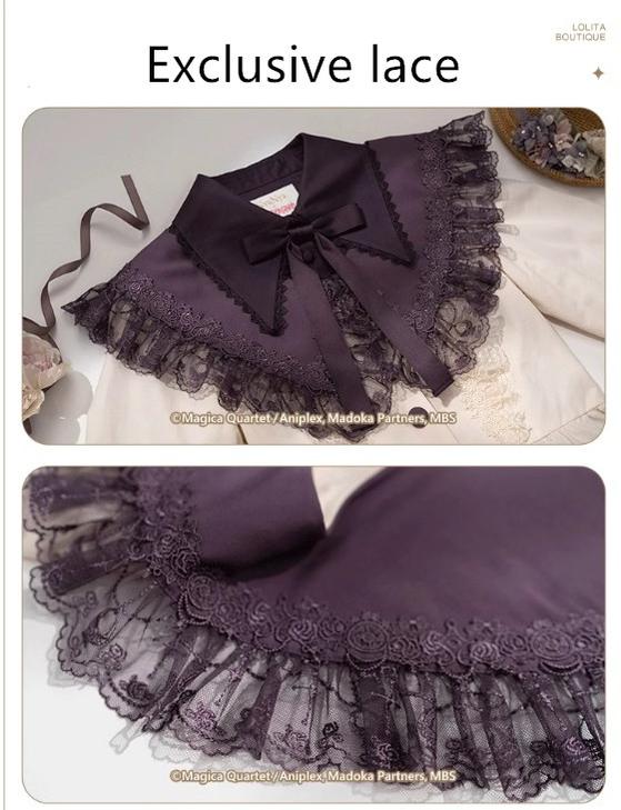 NyaNya - IP Collab Lolita Dress Madoka Kaname Homura Akemi Lolita OP dress